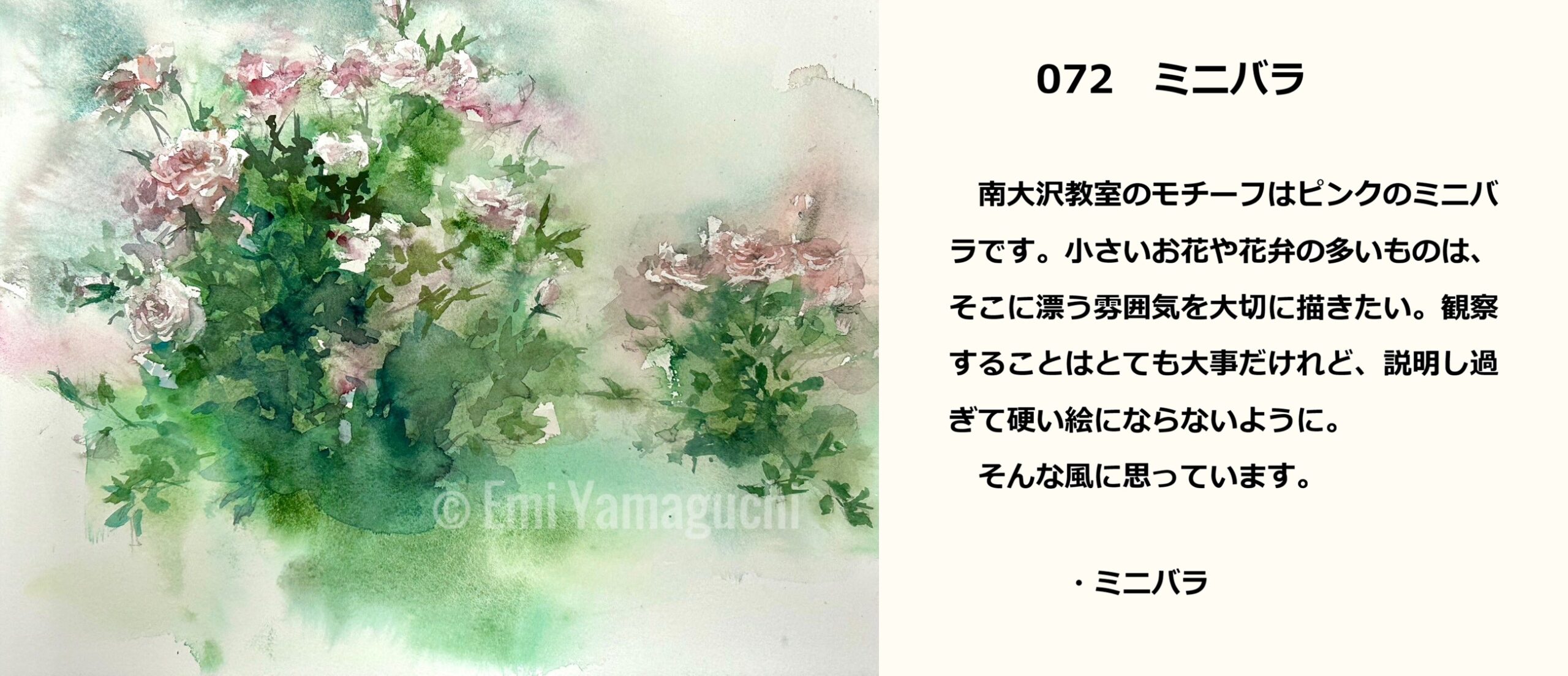 72 ミニバラ